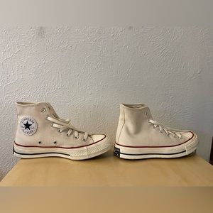 All star 70’s high top Converse sneakers parchment 6.5